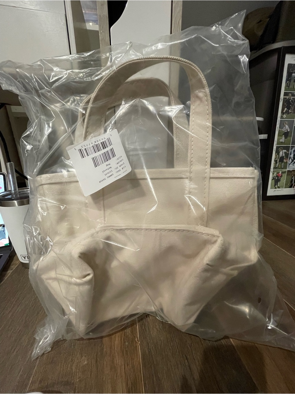 LL Bean Monogrammed Boat and Tote Bag - Picture 2 of 4